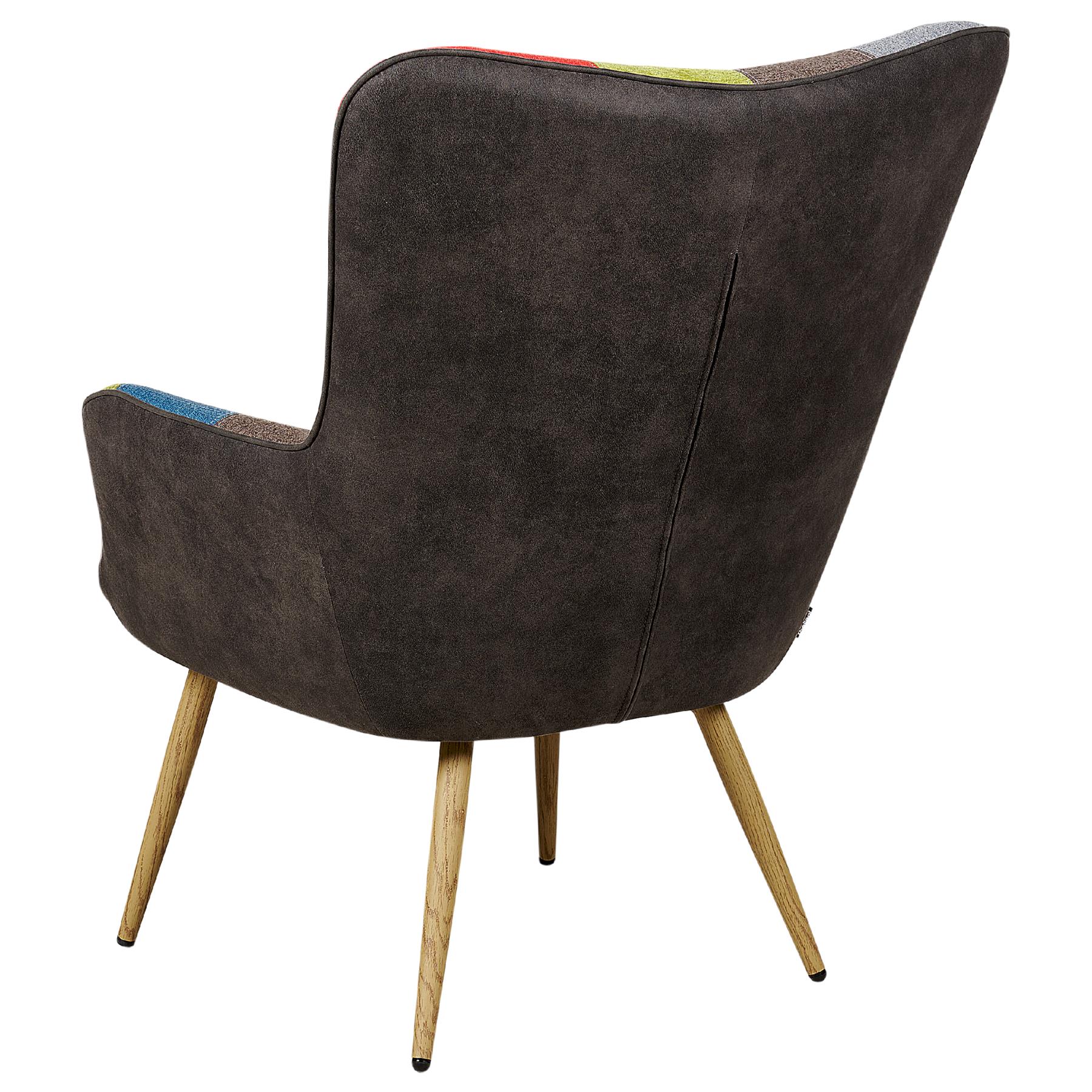 Beliani - VEJLE II - Chesterfield fauteuil - Multicolor - Polyester