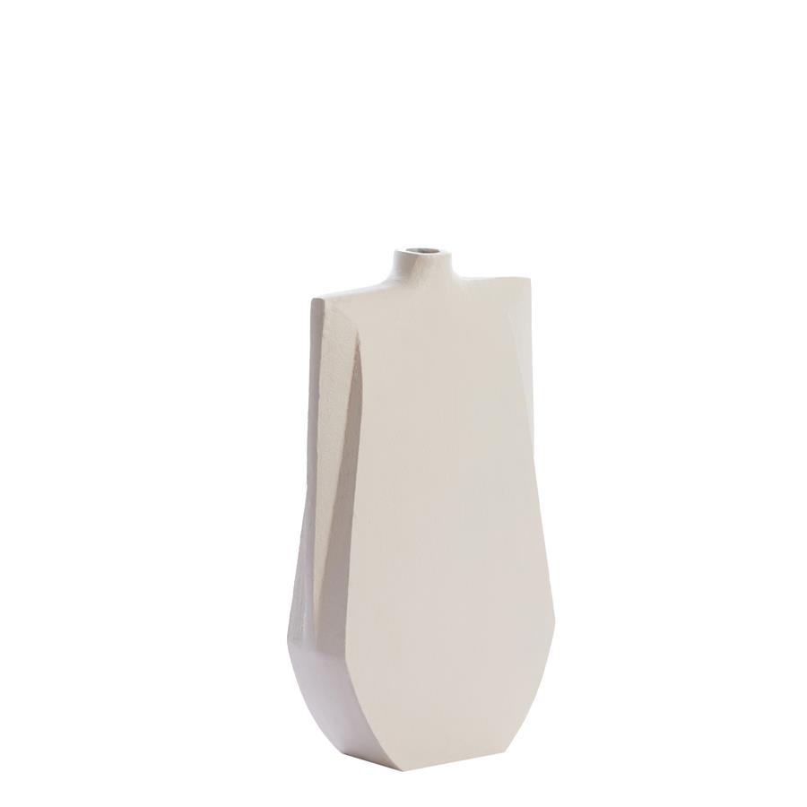 Light & Living Light&living Vaas deco 21x7,5x41 cm MAKAHA crème
