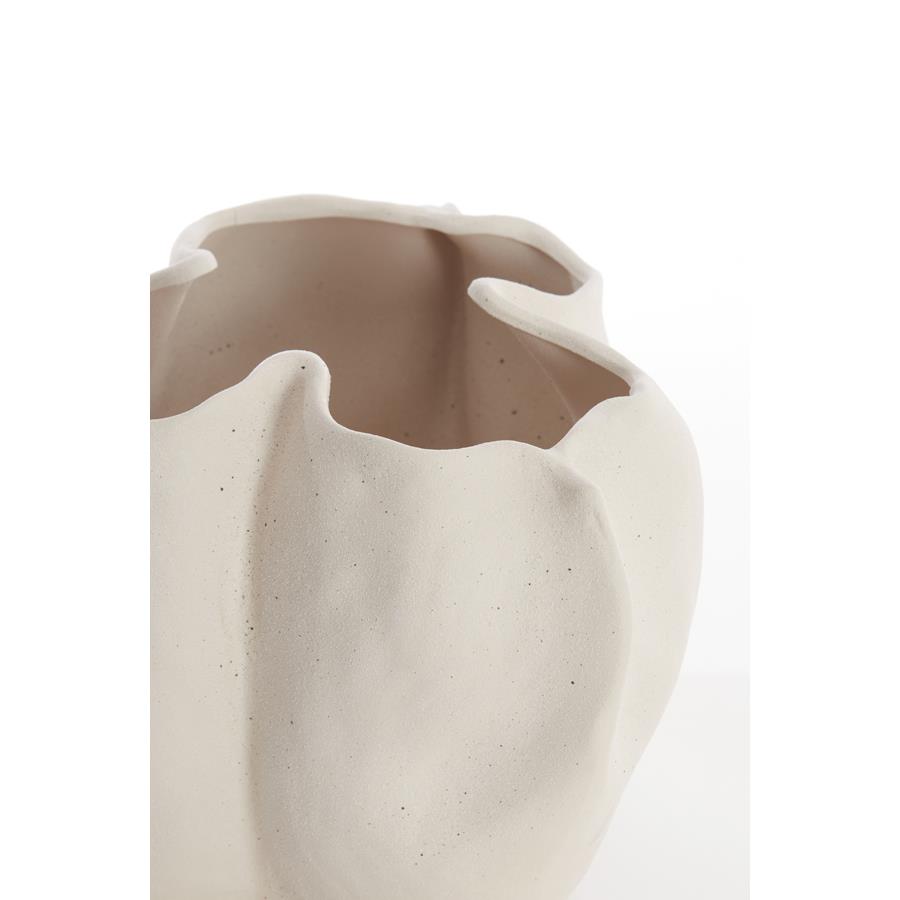 Light&living Vaas deco 33,5x33x22,5 cm SANGULI keramiek crème
