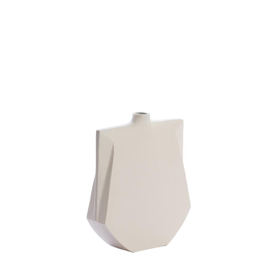 Light & Living Light&living Vaas deco 27,5x7x32,5 cm MAKAHA crème