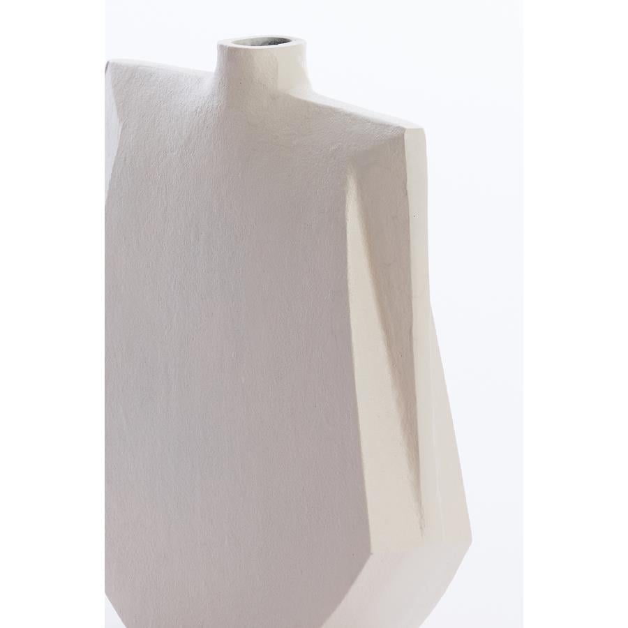 Light & Living Light&living Vaas deco 27,5x7x32,5 cm MAKAHA crème