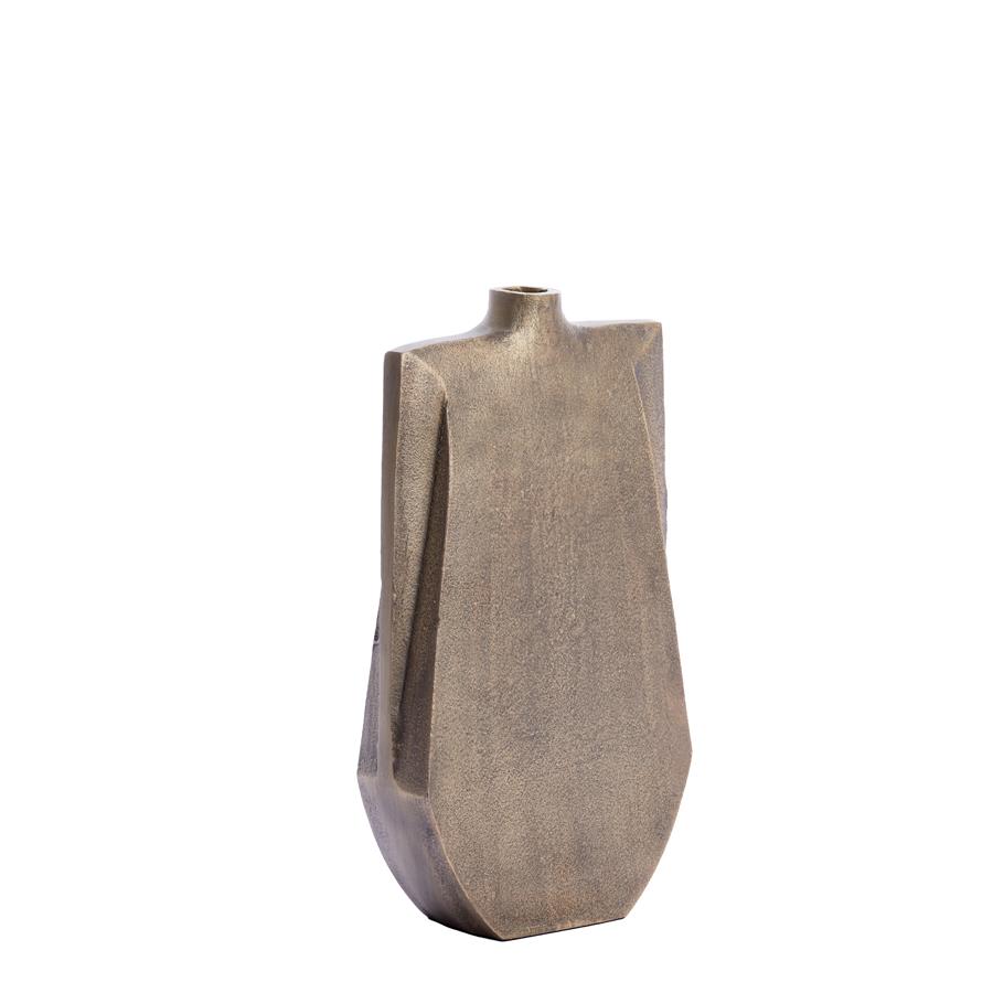 Light & Living Light&living Vaas deco 21x7,5x41 cm MAKAHA antiek brons