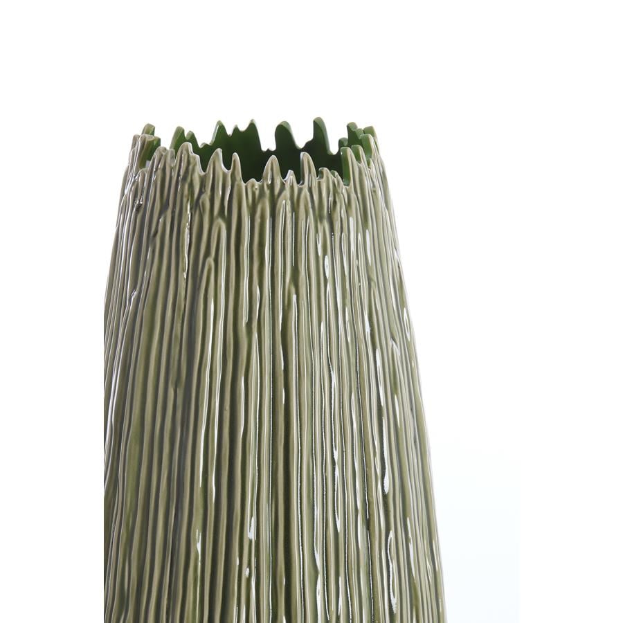 Light&living Vaas deco Ø30,5x65 cm KOPRA keramiek donker groen