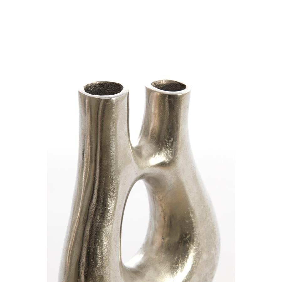 Light & Living Light&living Vaas deco 17x6x31,5 cm KOTANI ruw nikkel