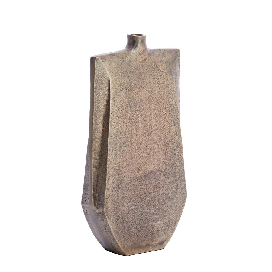 Light & Living Light&living Vaas deco 25x8x51 cm MAKAHA antiek brons