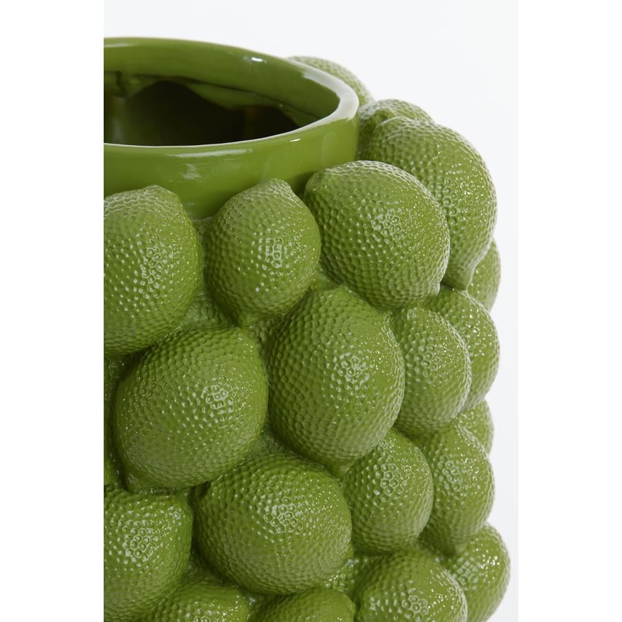 Light&living Vaas deco Ø24,5x18 cm LEMON groen
