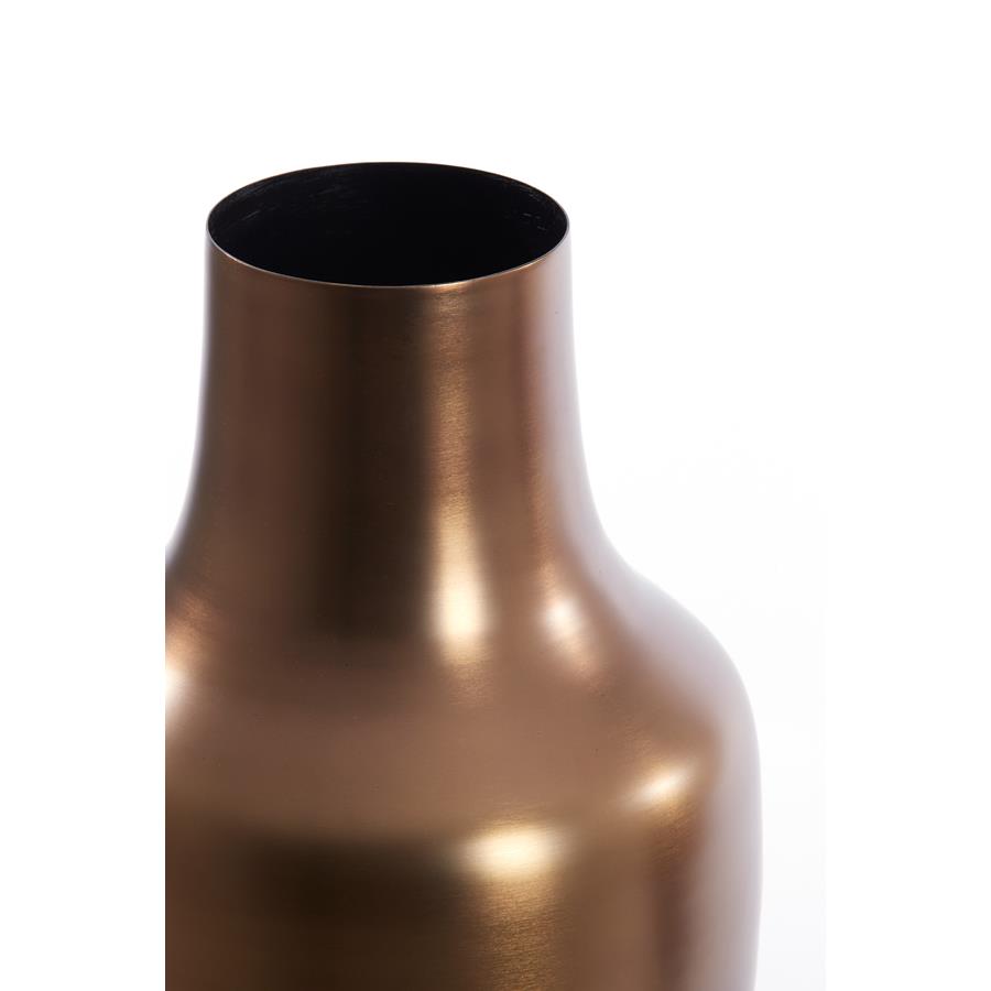 Light&living Vaas deco Ø27x49 cm SINDO glanzend bruin brons