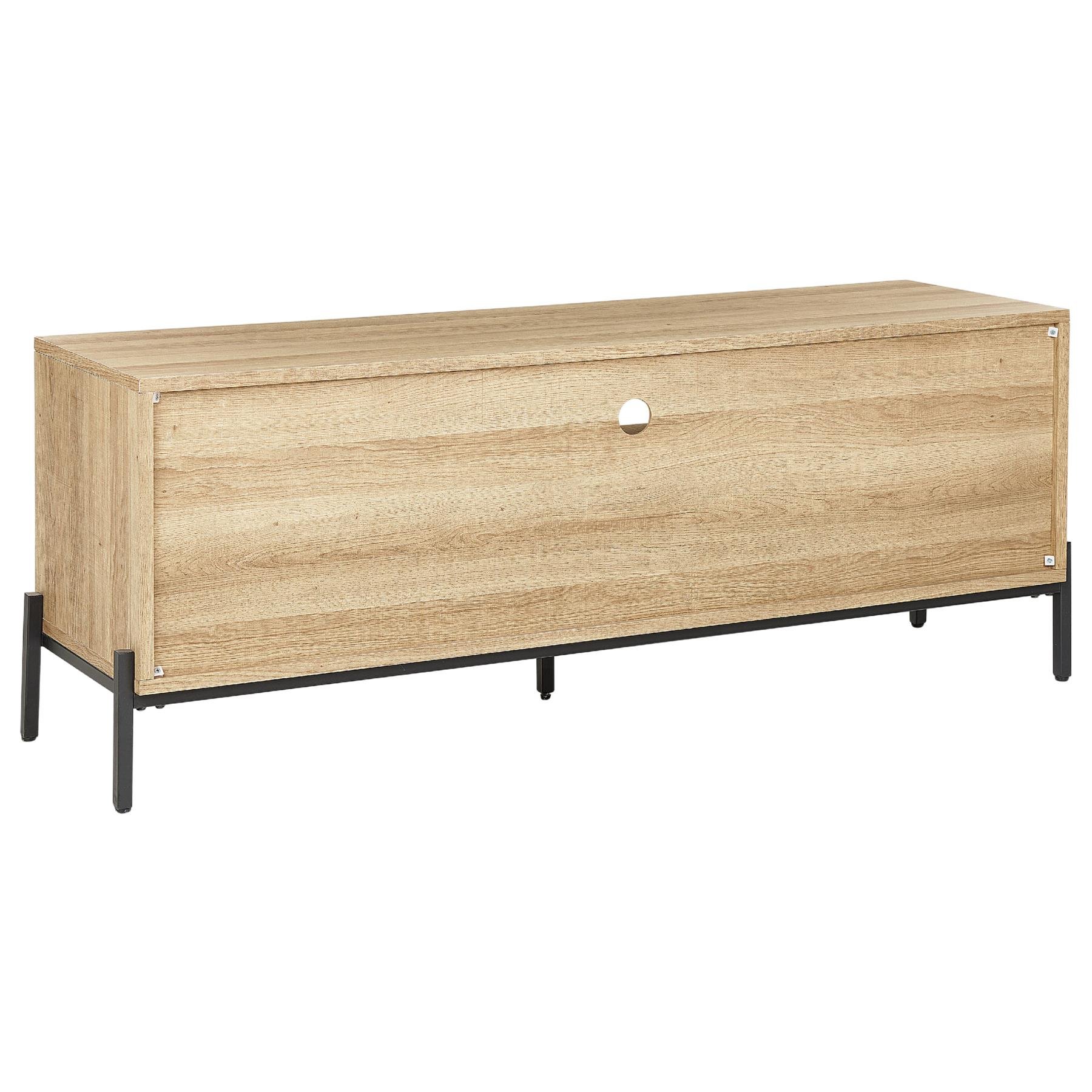 Beliani - MOINES - TV-meubel - Lichte houtkleur - MDF
