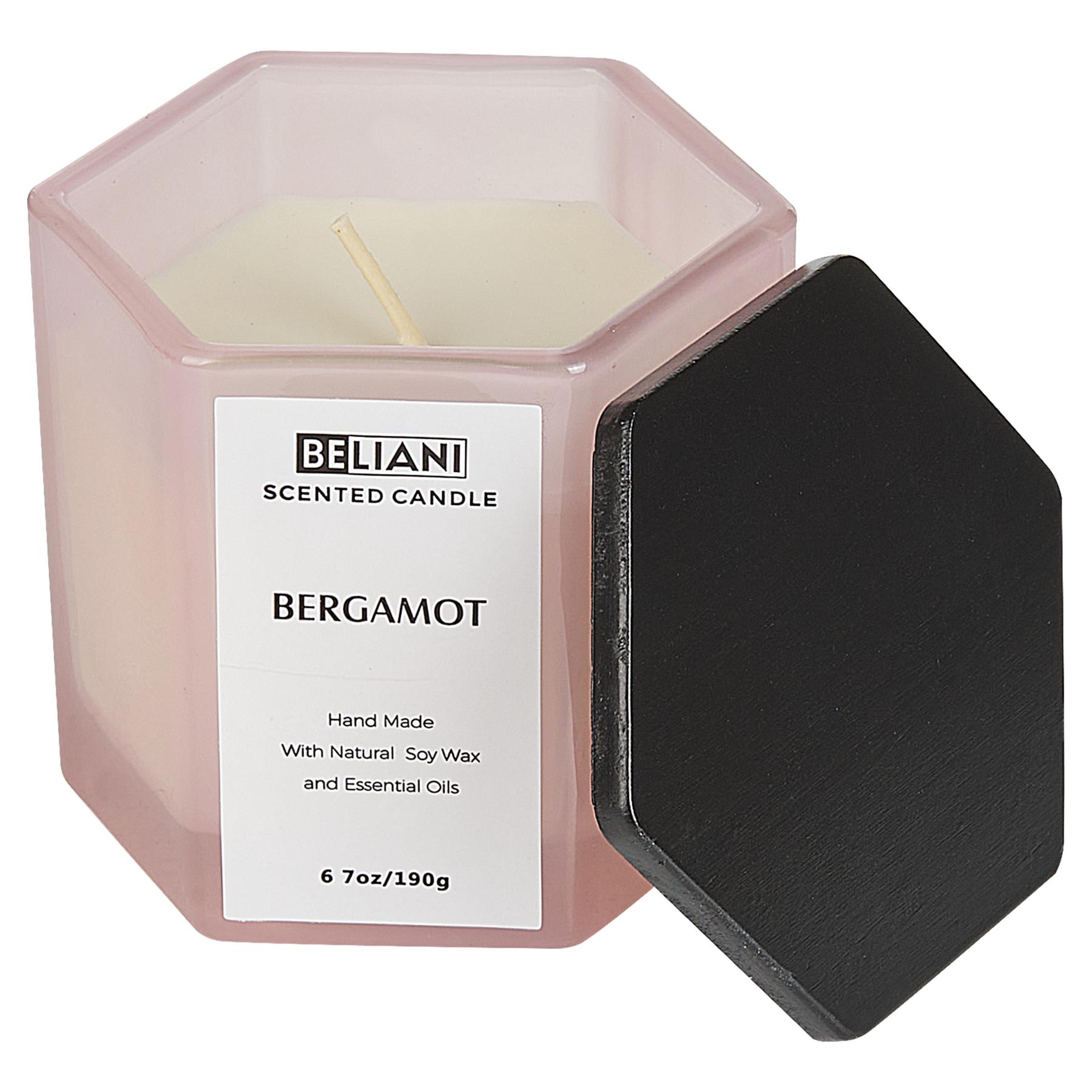 Beliani - CLASSY TINT - Geurkaars en geurstokjes - Bergamot - Soja wax