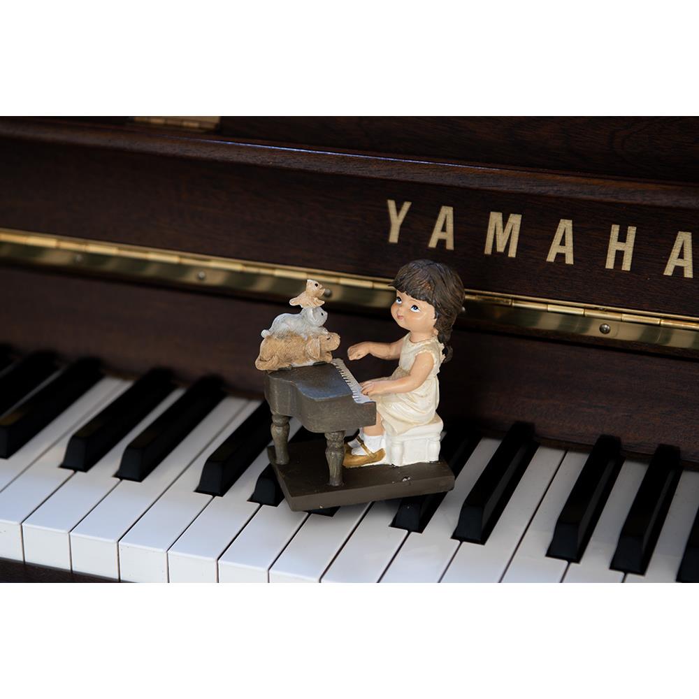 Clayre & Eef Beeld Meisje 10 cm Bruin Polyresin