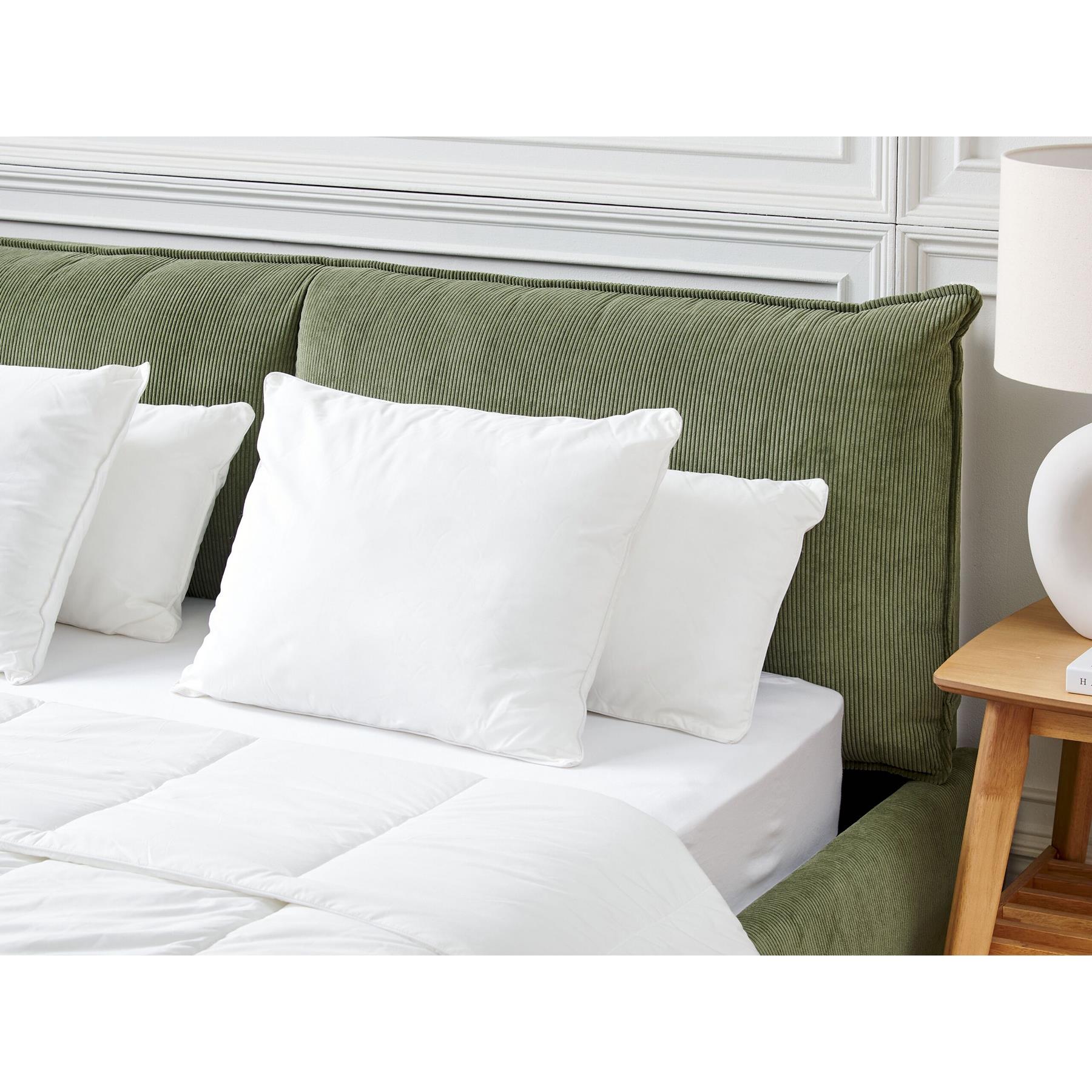 Beliani - THIMPU - Hoofdkussen laag - Wit - 50 x 60 cm - Polyester