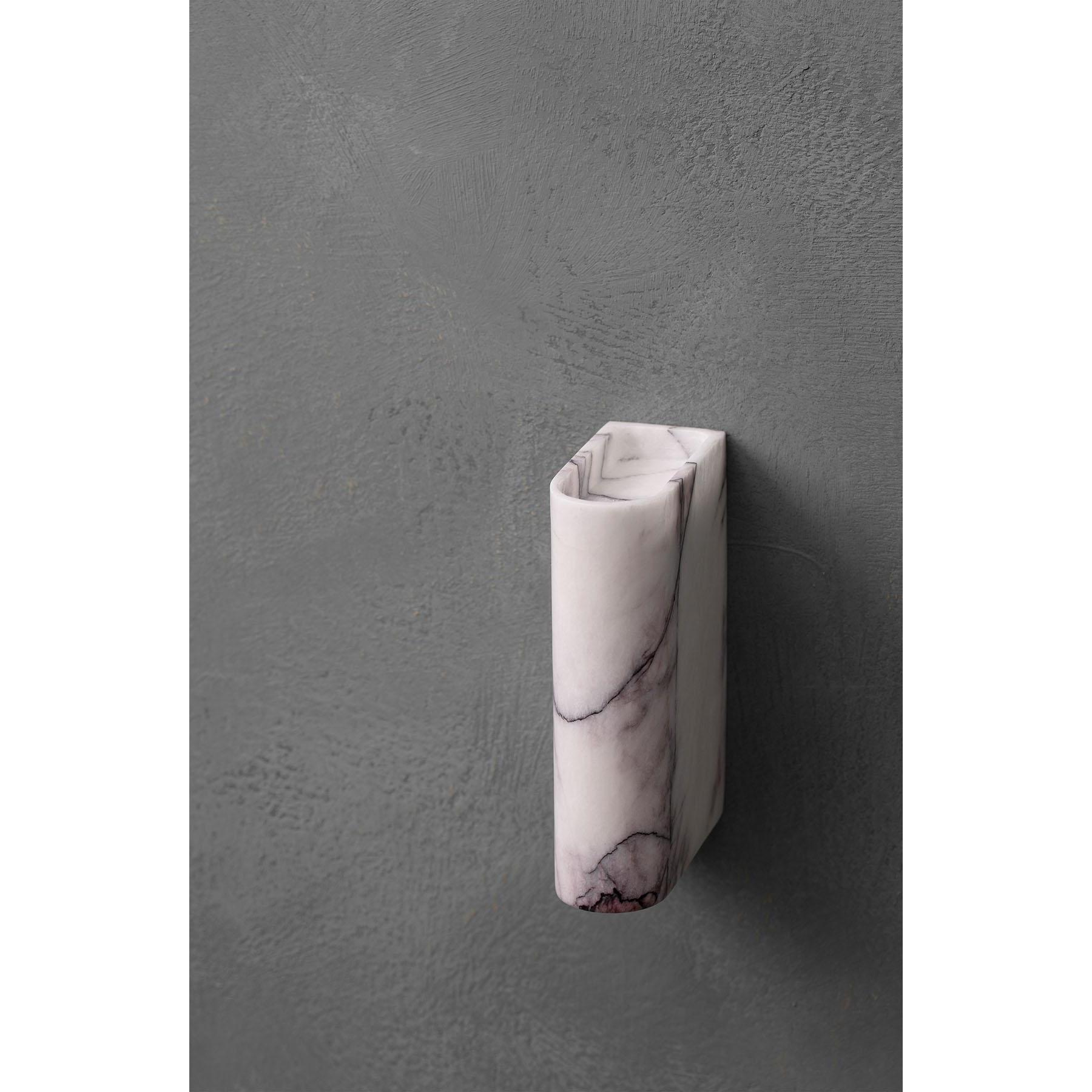Northern Monolith kandelaar medium wit marmer