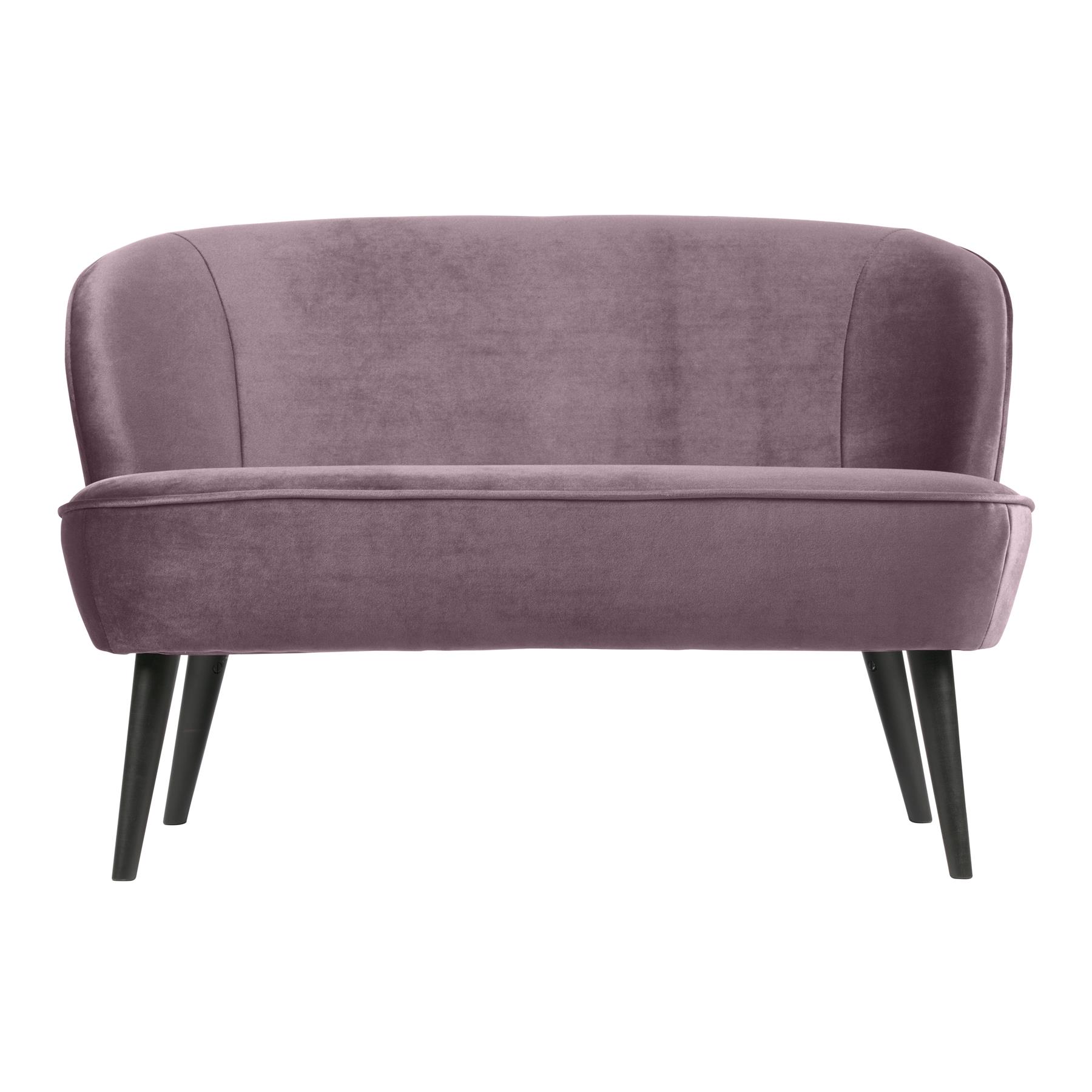 WOOOD Sara Bankje - Velvet - Warm Lila - 73x110x72