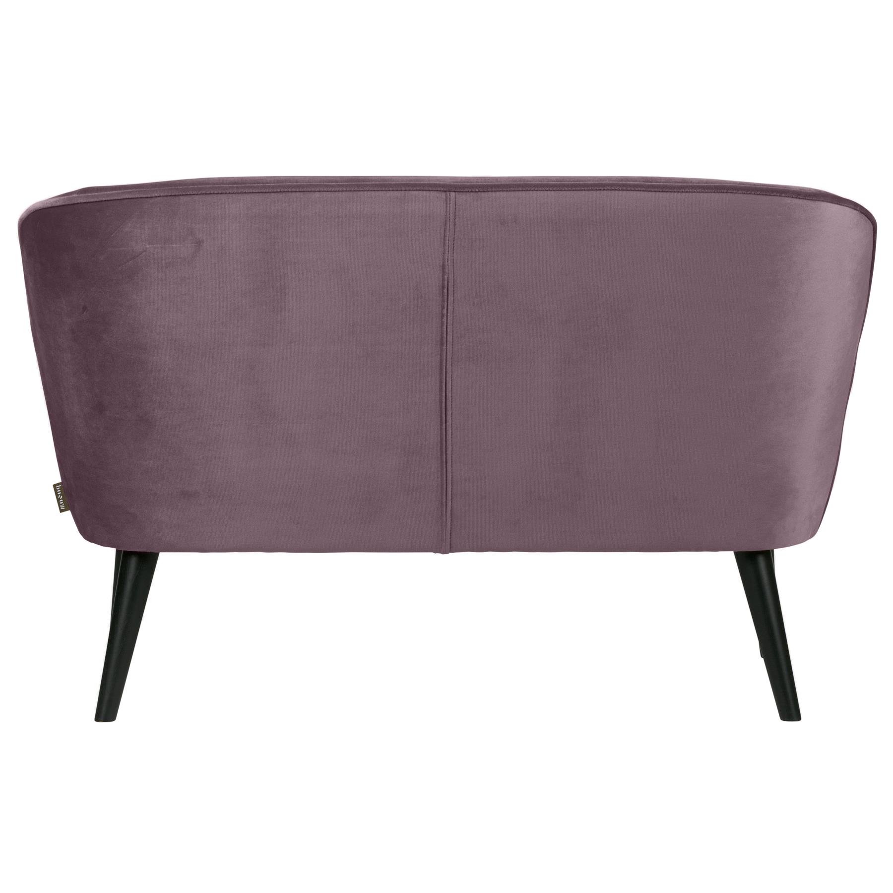 WOOOD Sara Bankje - Velvet - Warm Lila - 73x110x72