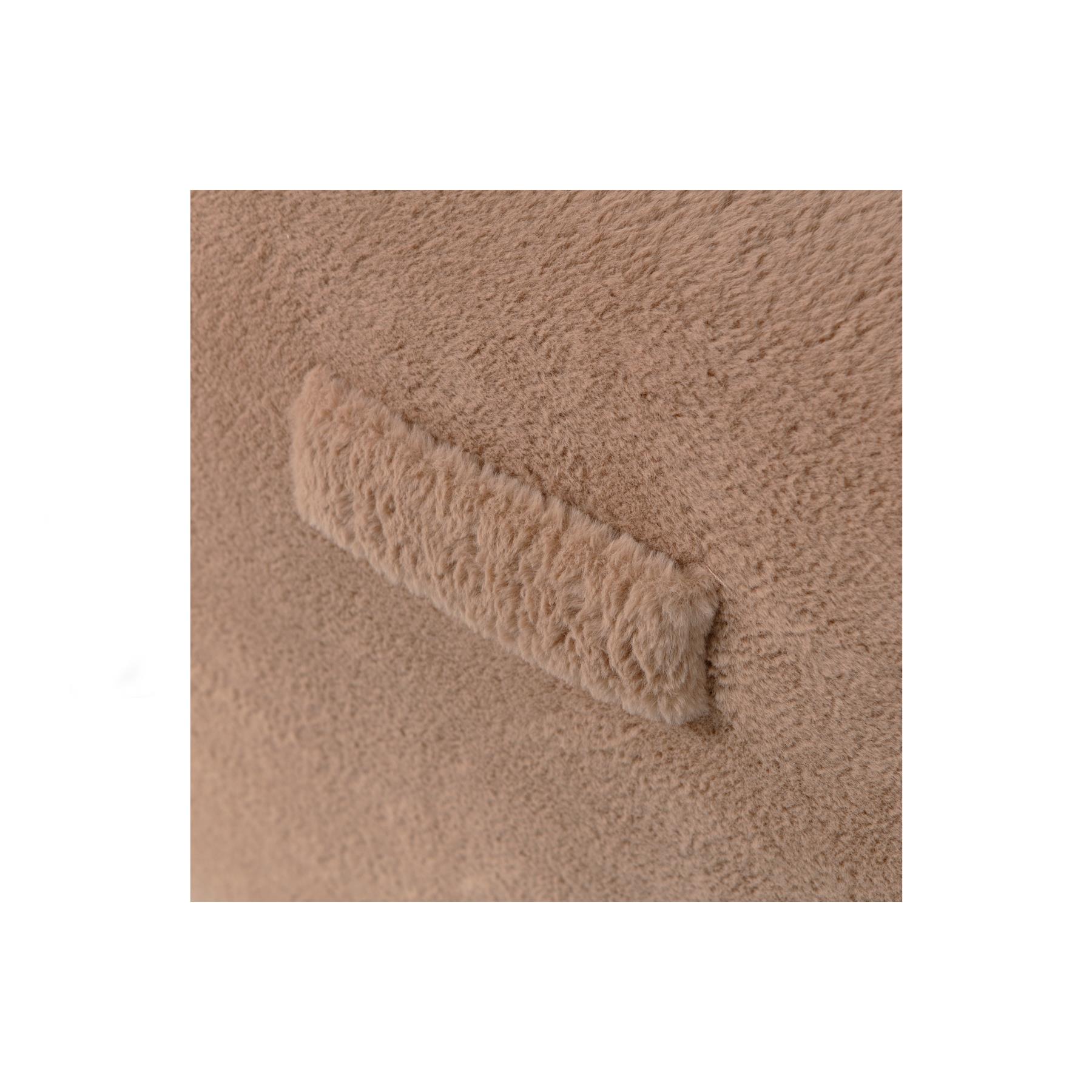 WOOOD Pieke Opblaasbare Fauteuil - Pluche - Zand - 70x87x90