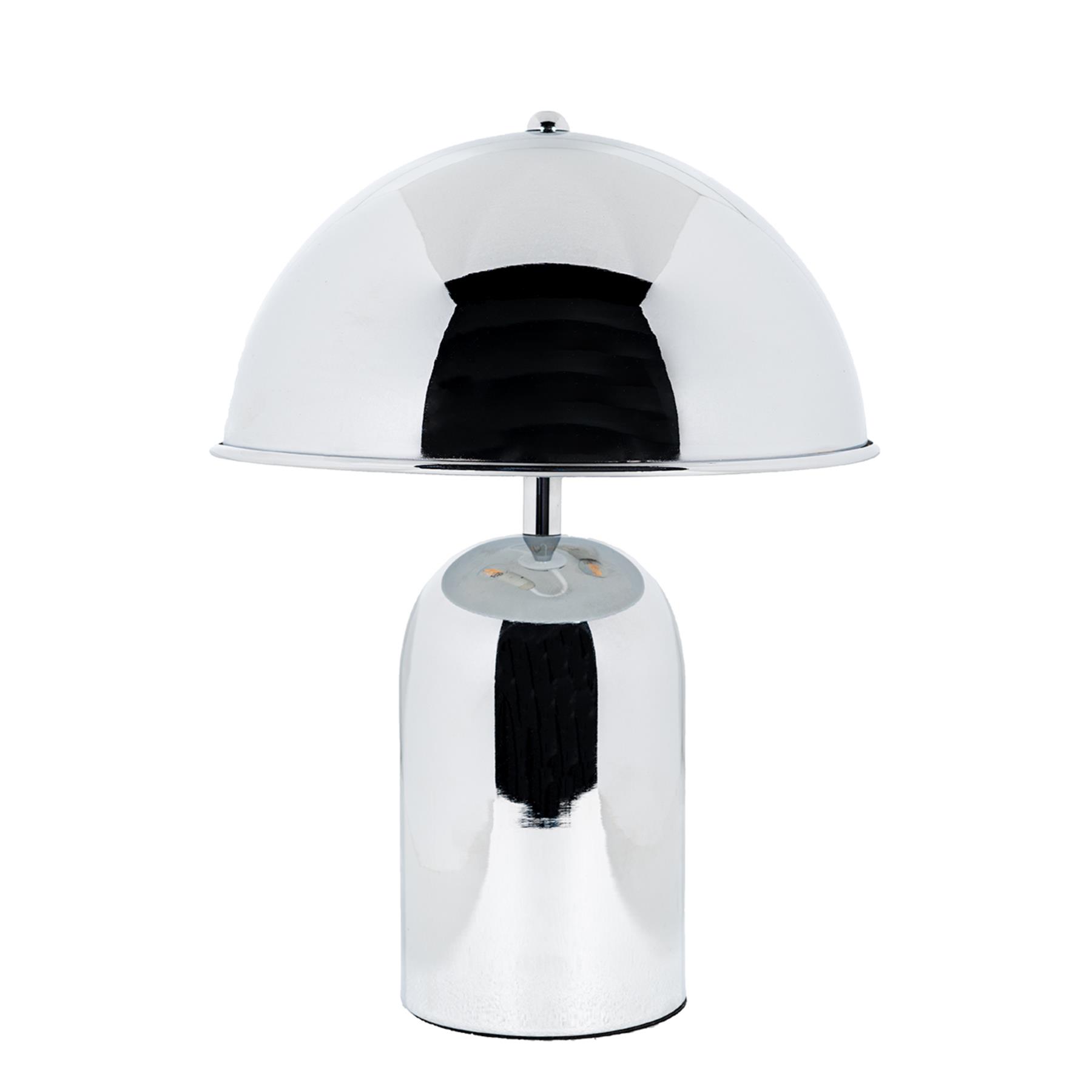 by fonQ Bulb Mushroom Tafellamp Ø 25 cm - Chroom