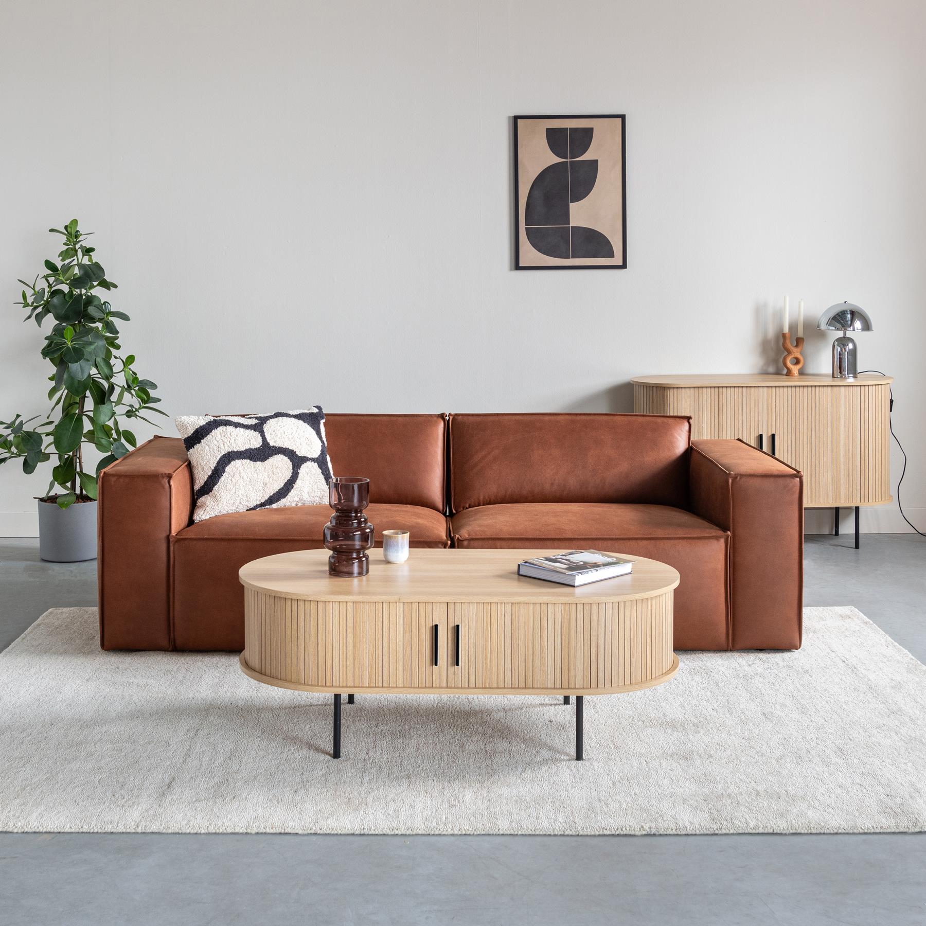 by fonQ Woolly Wollen Vloerkleed 160 x 230 cm  - Greige
