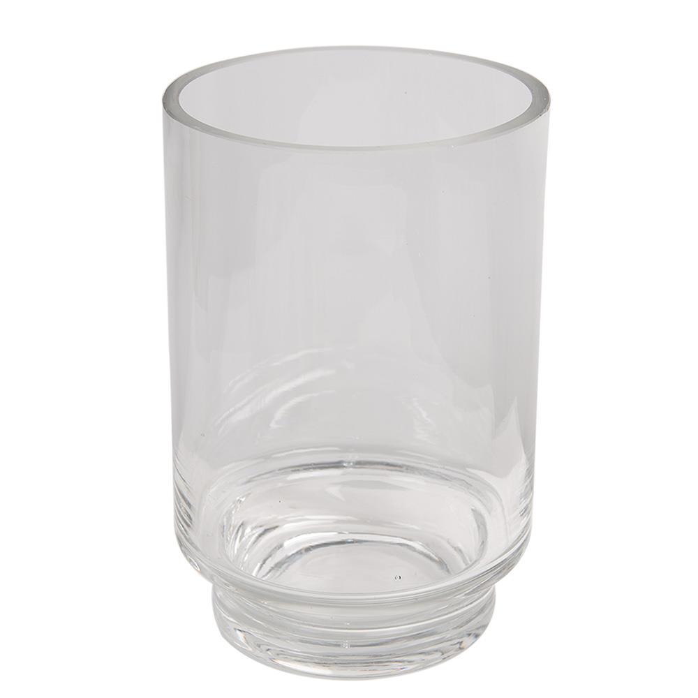 Clayre & Eef Waxinelichthouder Bloem Ø 41x20 cm Goudkleurig Ijzer Glas