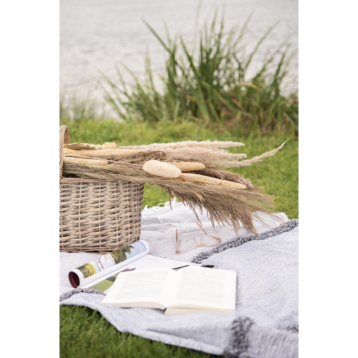 Clayre & Eef Droogbloemen  80 cm Beige Droogbloemen Droogboeket