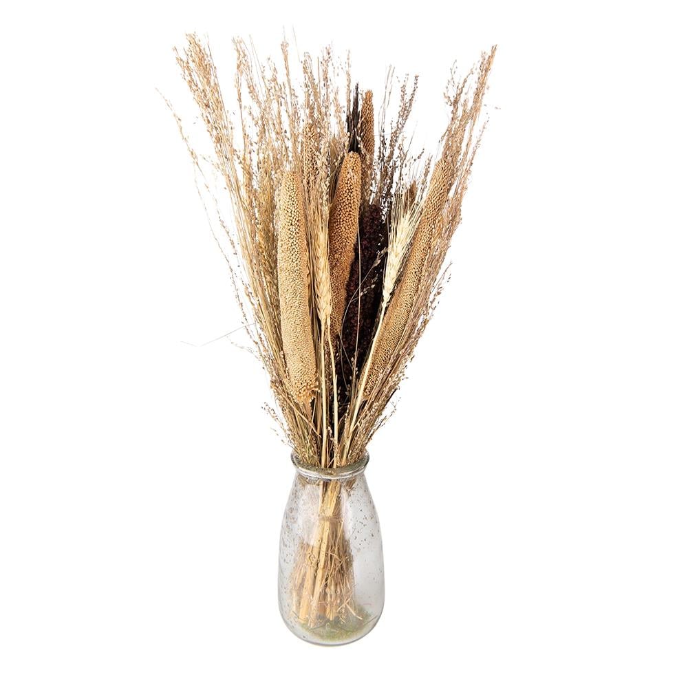 Clayre & Eef Droogbloemen  60 cm Beige Droogbloemen Droogboeket