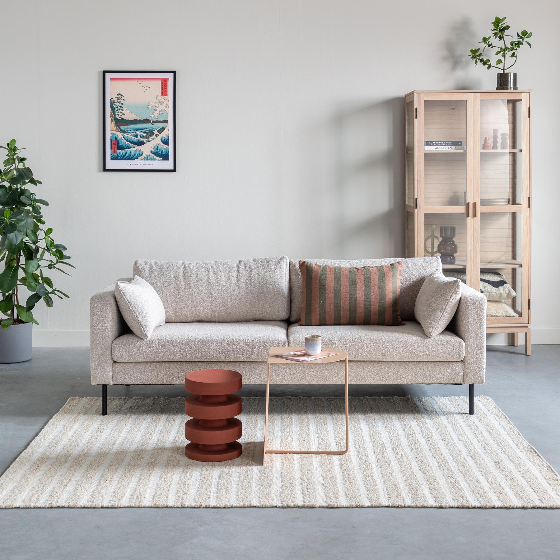 by fonQ Lane Wollen Vloerkleed 160 x 230 cm  - Ivoor