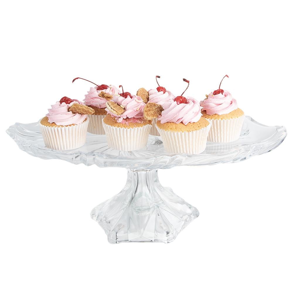 Clayre & Eef Fruitschaal  36x20x13 cm Transparant Glas Serveerschaal