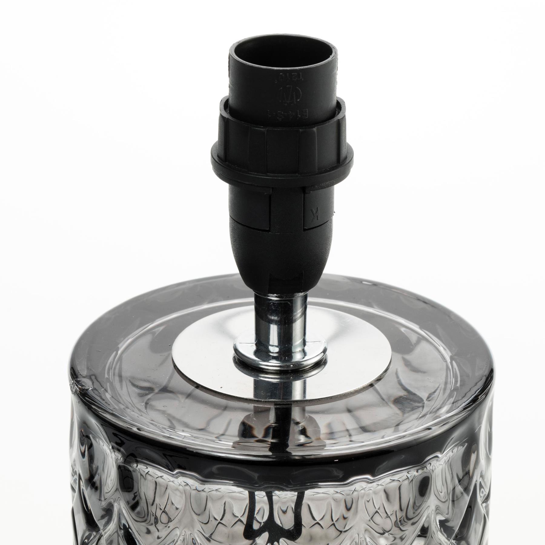 Pauleen Crystal Glow Tafellamp black-grey glas.