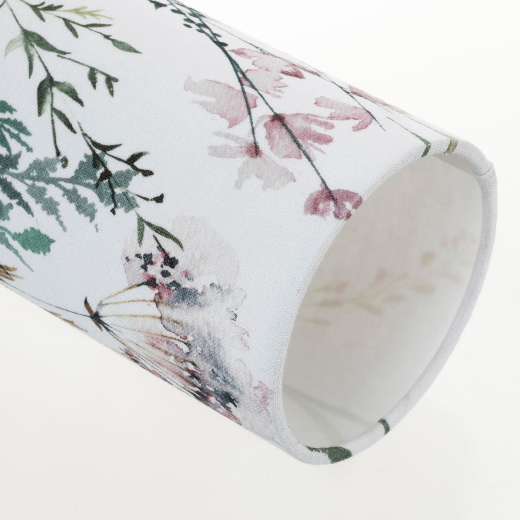 Pauleen Tafellamp beige-grey fabric-metal.