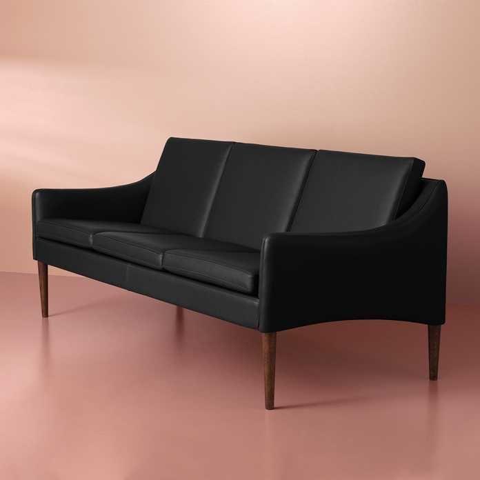 Warm Nordic Mr. Olsen bank 3-zits walnoot Vidar 872