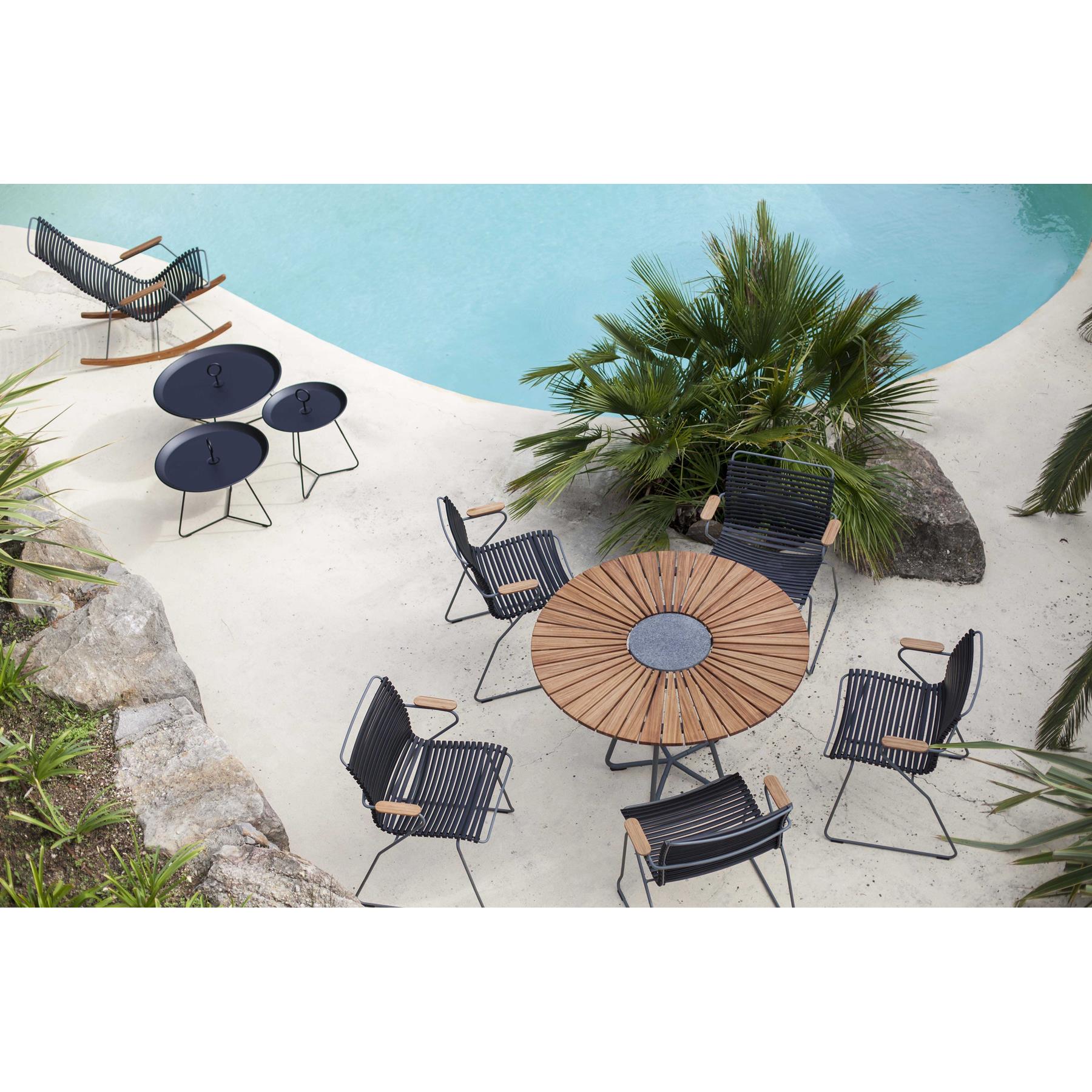 Houe Click Armchair tuinstoel Pigeon Blue