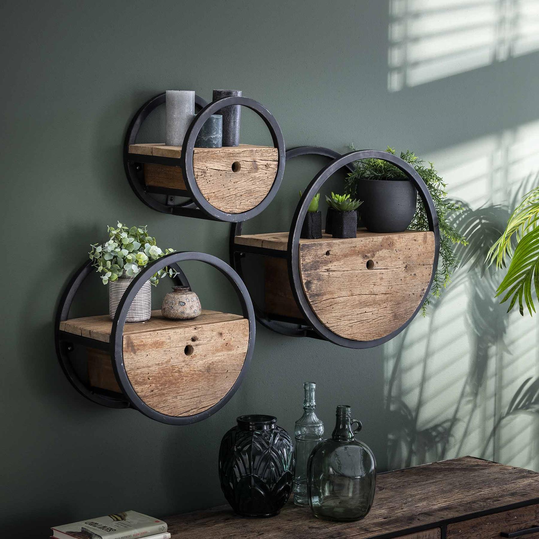 AnLi Style Wandschap circular Ø40 met lade