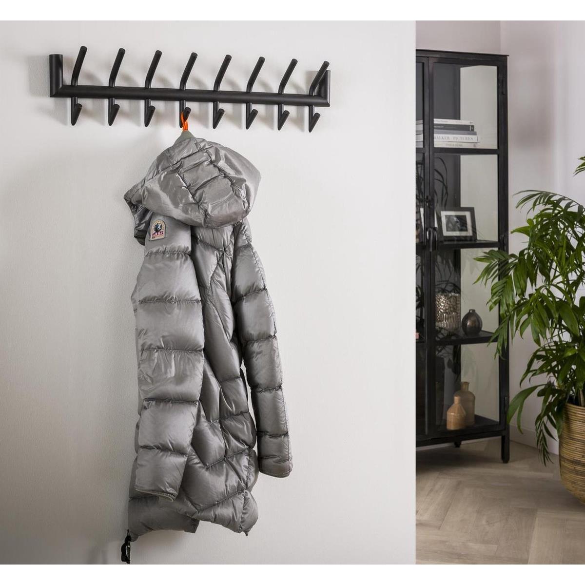 AnLi Style Garderobe 2x8 haaks ronde buis