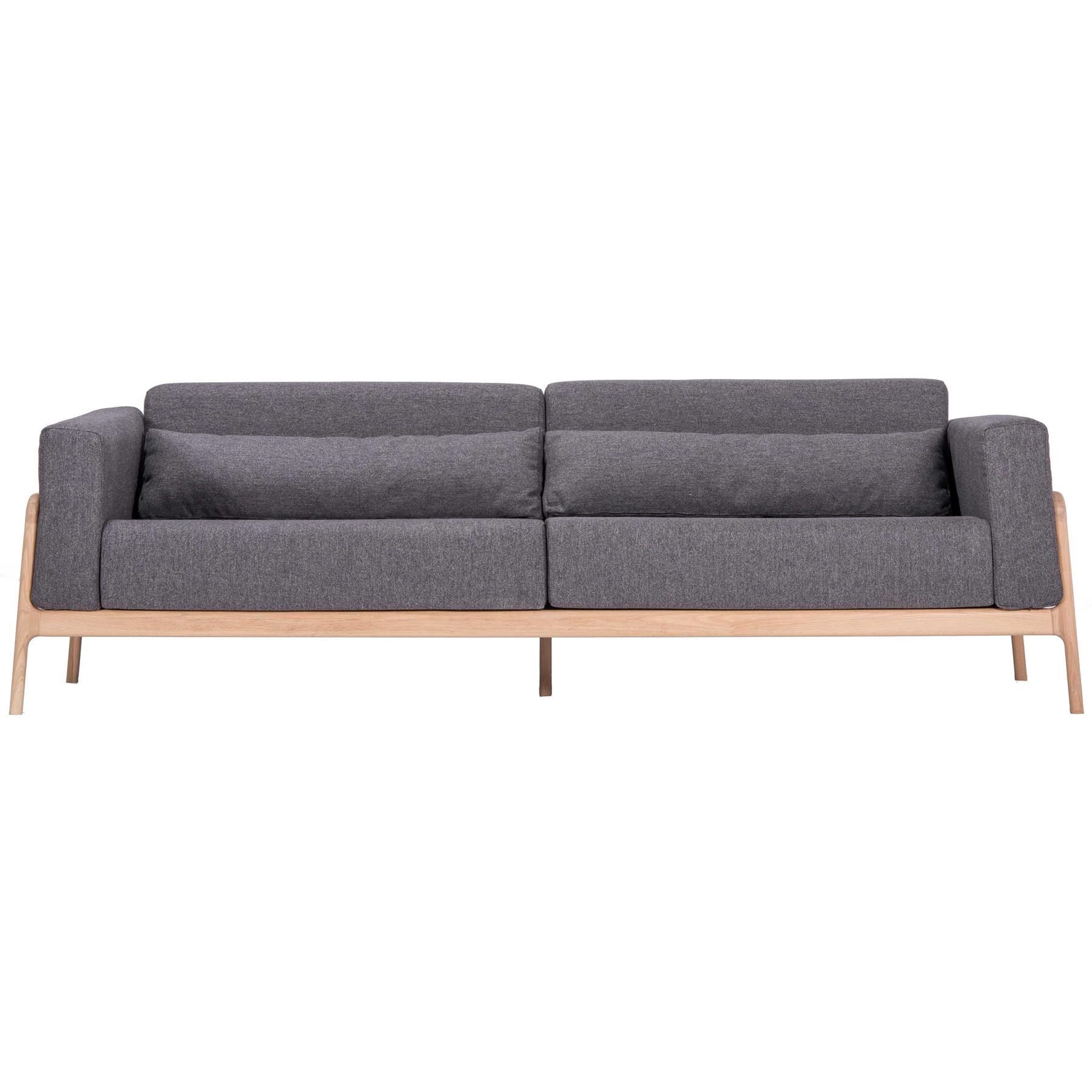 Gazzda Fawn sofa 3+ whitewash Main Line Flax Temple