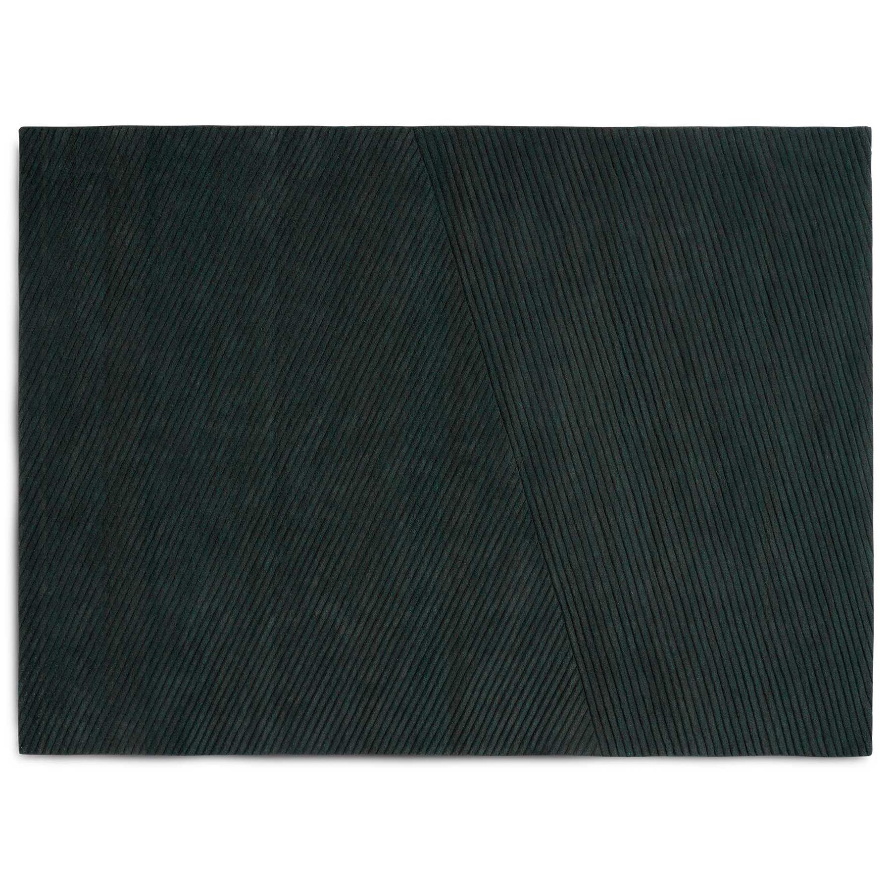 Northern Row medium vloerkleed 170x240 donkergroen