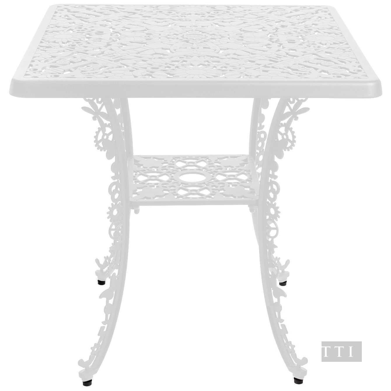 Seletti Industry Garden tuintafel vierkant 70x70 wit