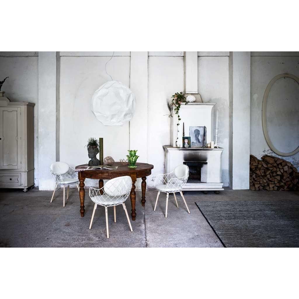 Magis Piña Armchair tuinstoel met rugkussen bruin