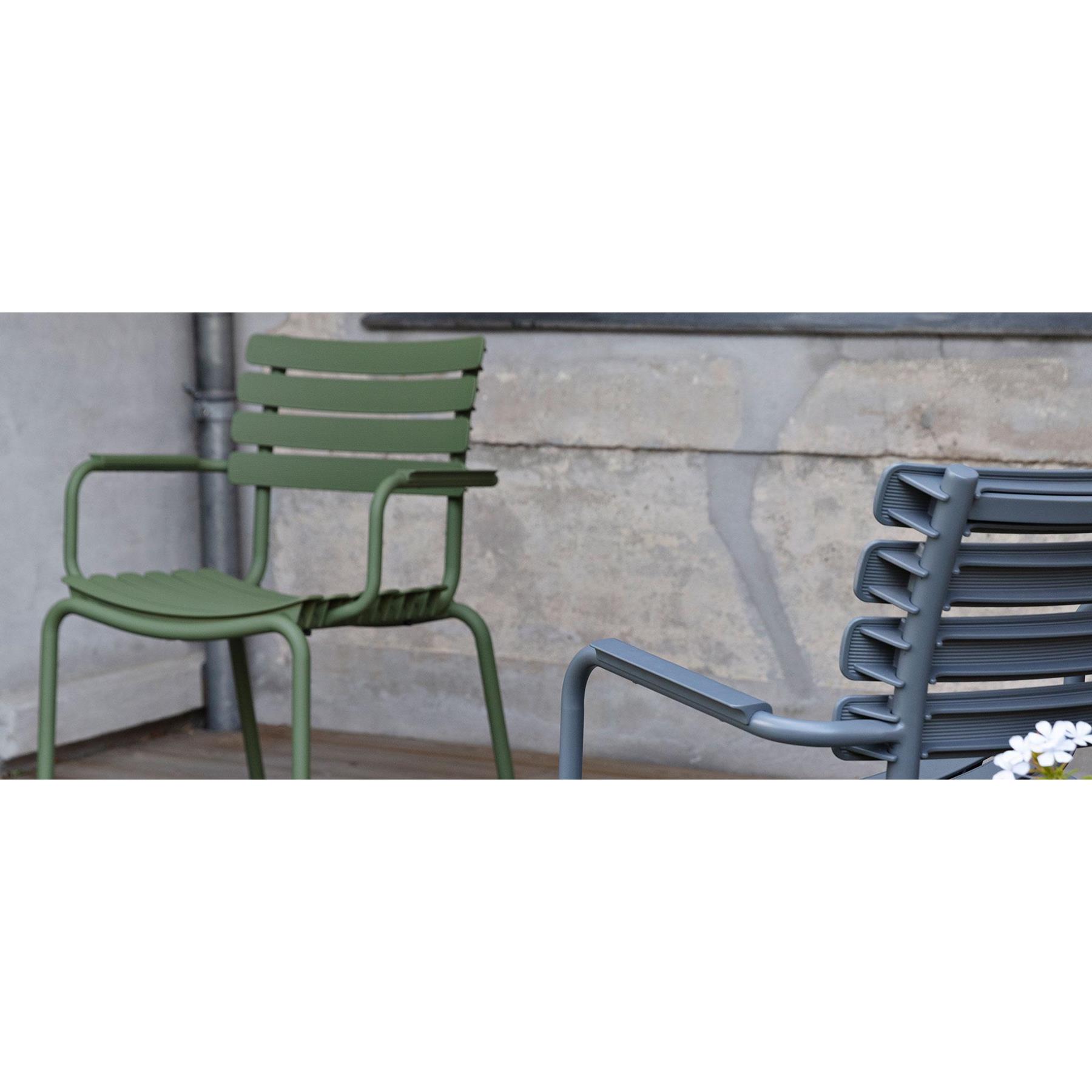 Houe ReClips tuinstoel met armleuningen zwart