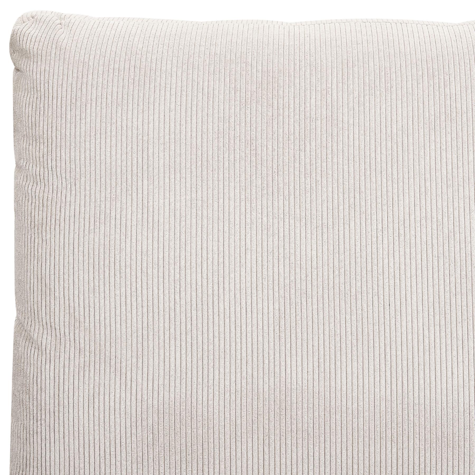 Beliani-MELLE -Tweepersoonsbed-Lichtbeige-140 x 200 cm-Corduroy
