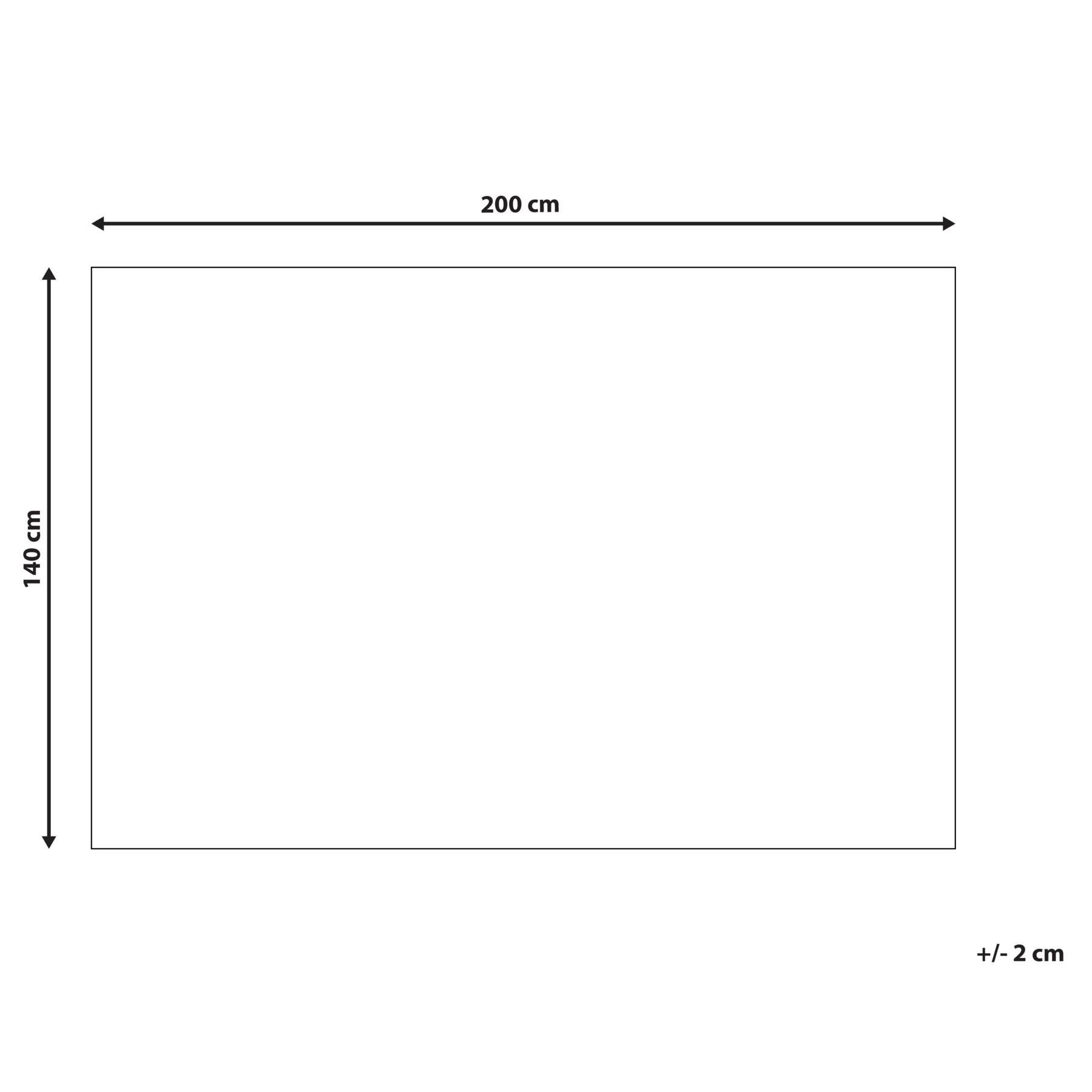 Beliani - GERCE - Jute vloerkleed - Zwart|Beige - 140 x 200 cm - Jute