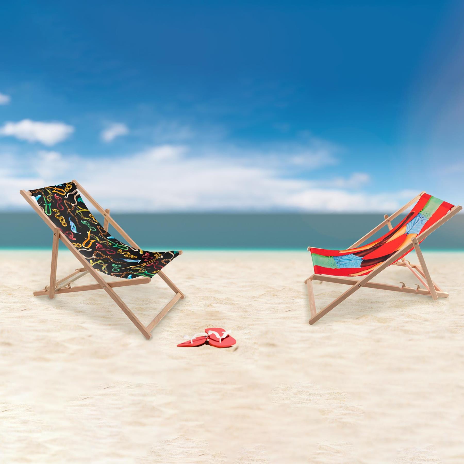 Seletti Deck Chair ligstoel Scissors