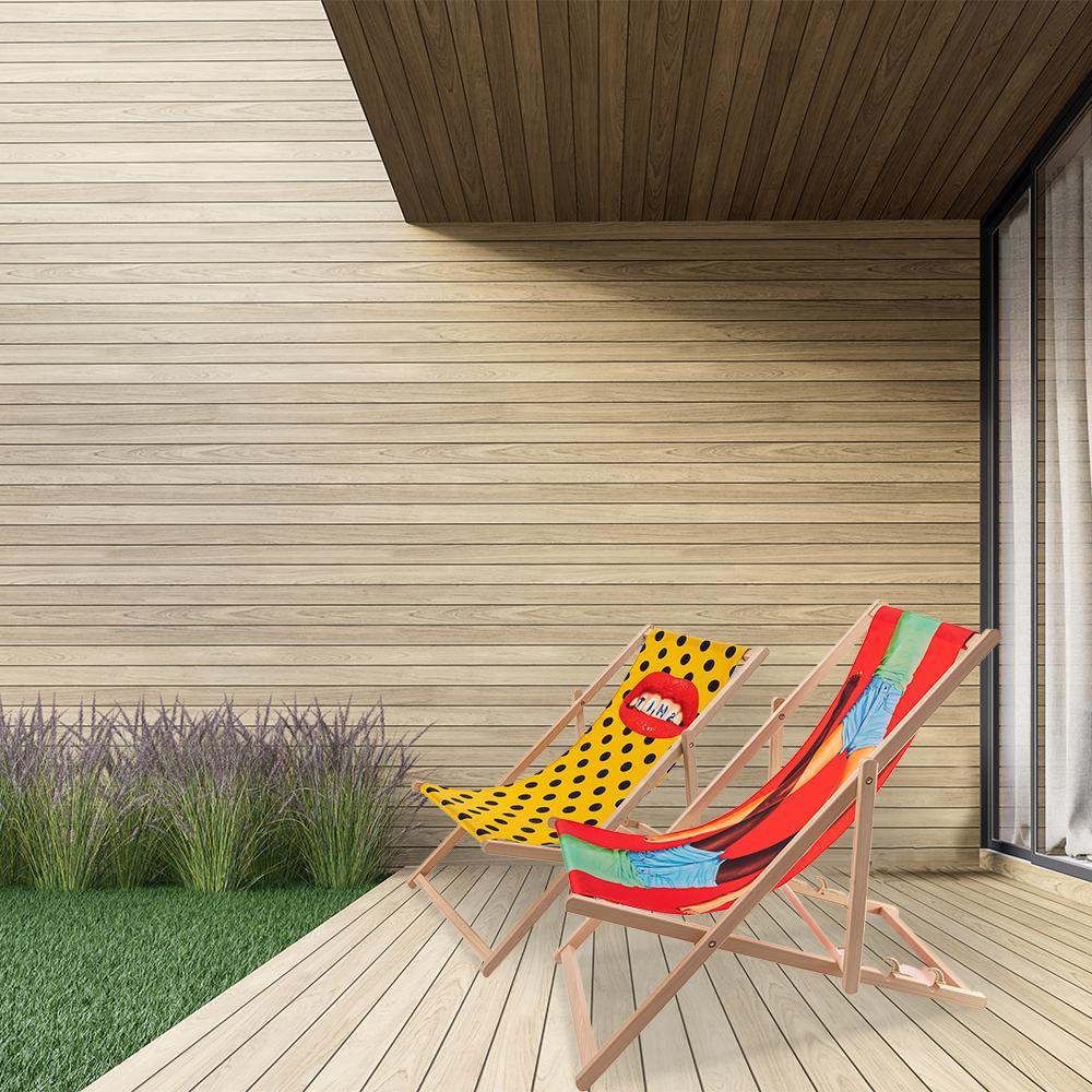 Seletti Deck Chair ligstoel Scissors