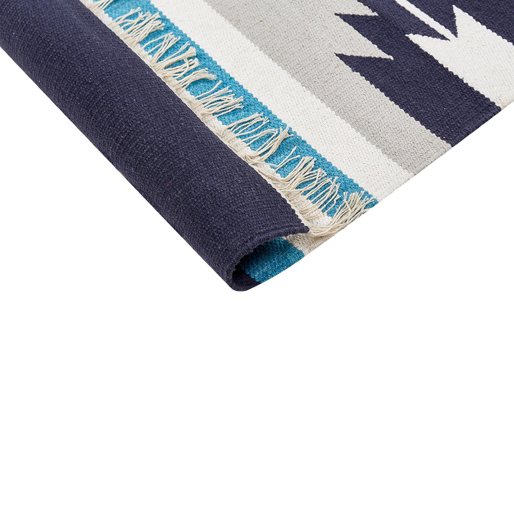 Beliani - NORATUS - Vloerkleed - Meerkleurig - 200 x 300 cm - Katoen