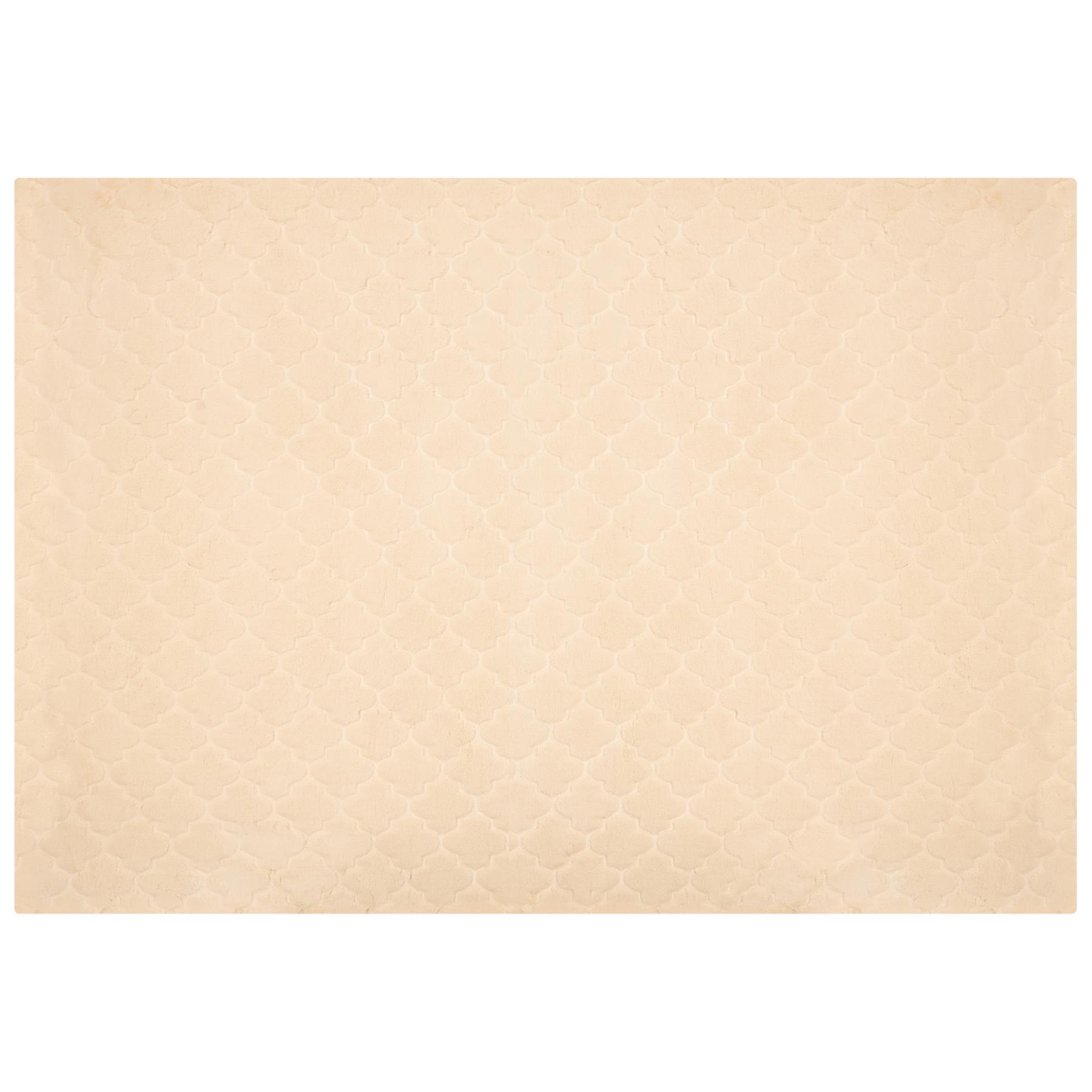Beliani - GHARO - Shaggy vloerkleed - Beige - 160 x 230 cm - Polyester