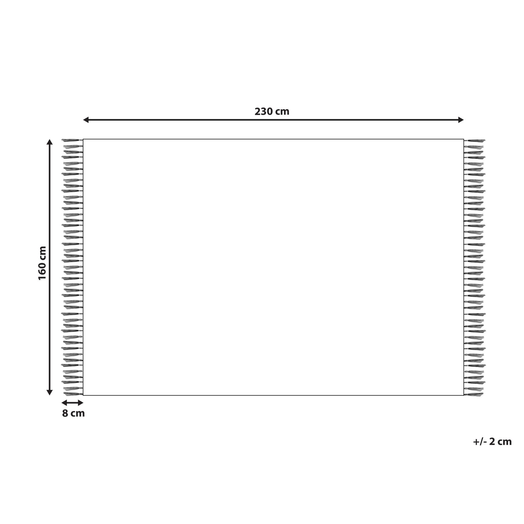 Beliani - BERDIK - Vloerkleed - Meerkleurig - 160 x 230 cm - Katoen