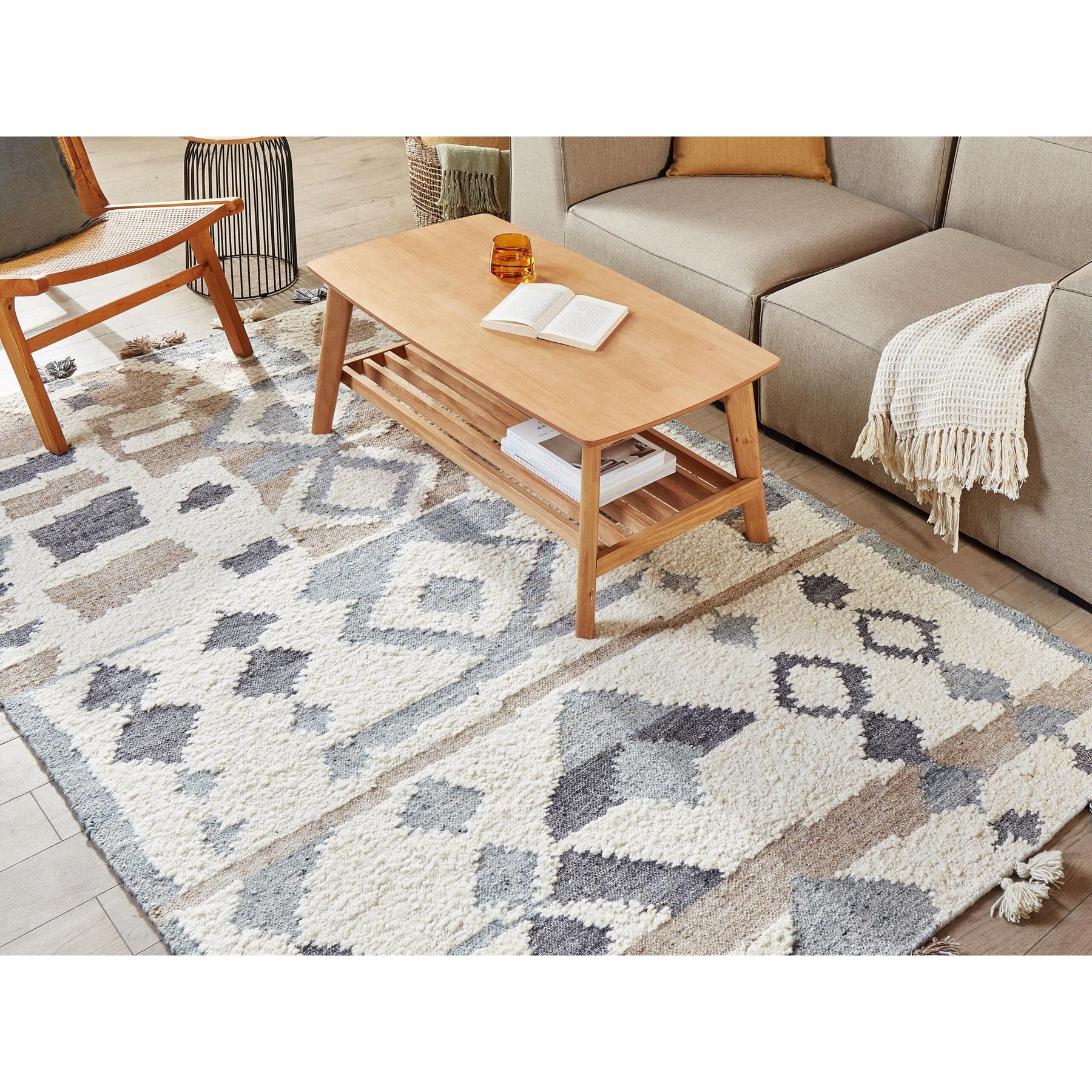 Beliani - MRGAVET - Kelim vloerkleed - Multicolor - 160 x 230 cm - Wol