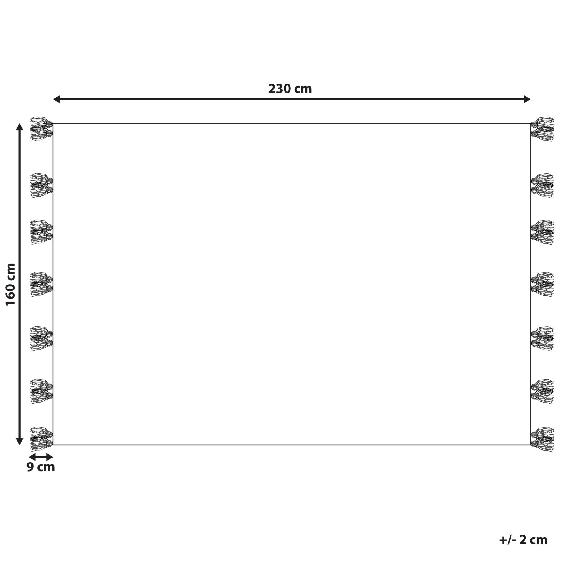 Beliani - MRGAVET - Kelim vloerkleed - Multicolor - 160 x 230 cm - Wol