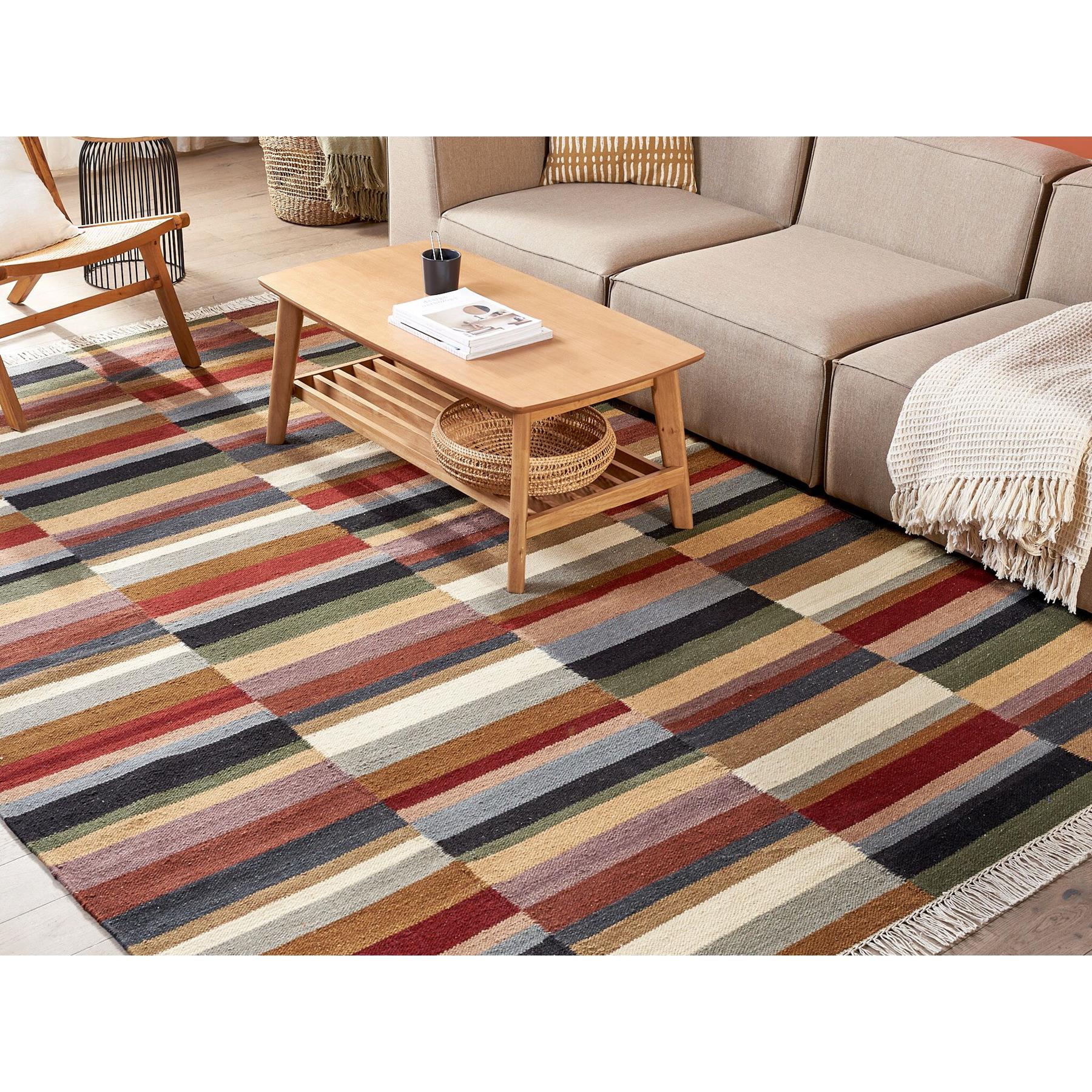 Beliani - MUSALER - Kelim vloerkleed - Multicolor - 200 x 300 cm - Wol
