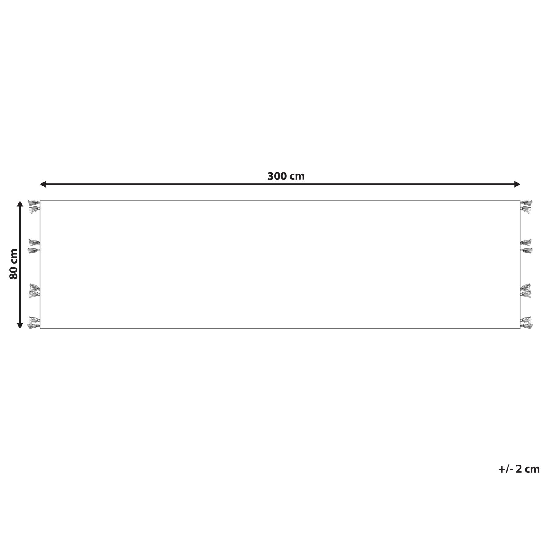Beliani - MRGASHAT - Kelim vloerkleed - Multicolor - 80 x 300 cm - Wol