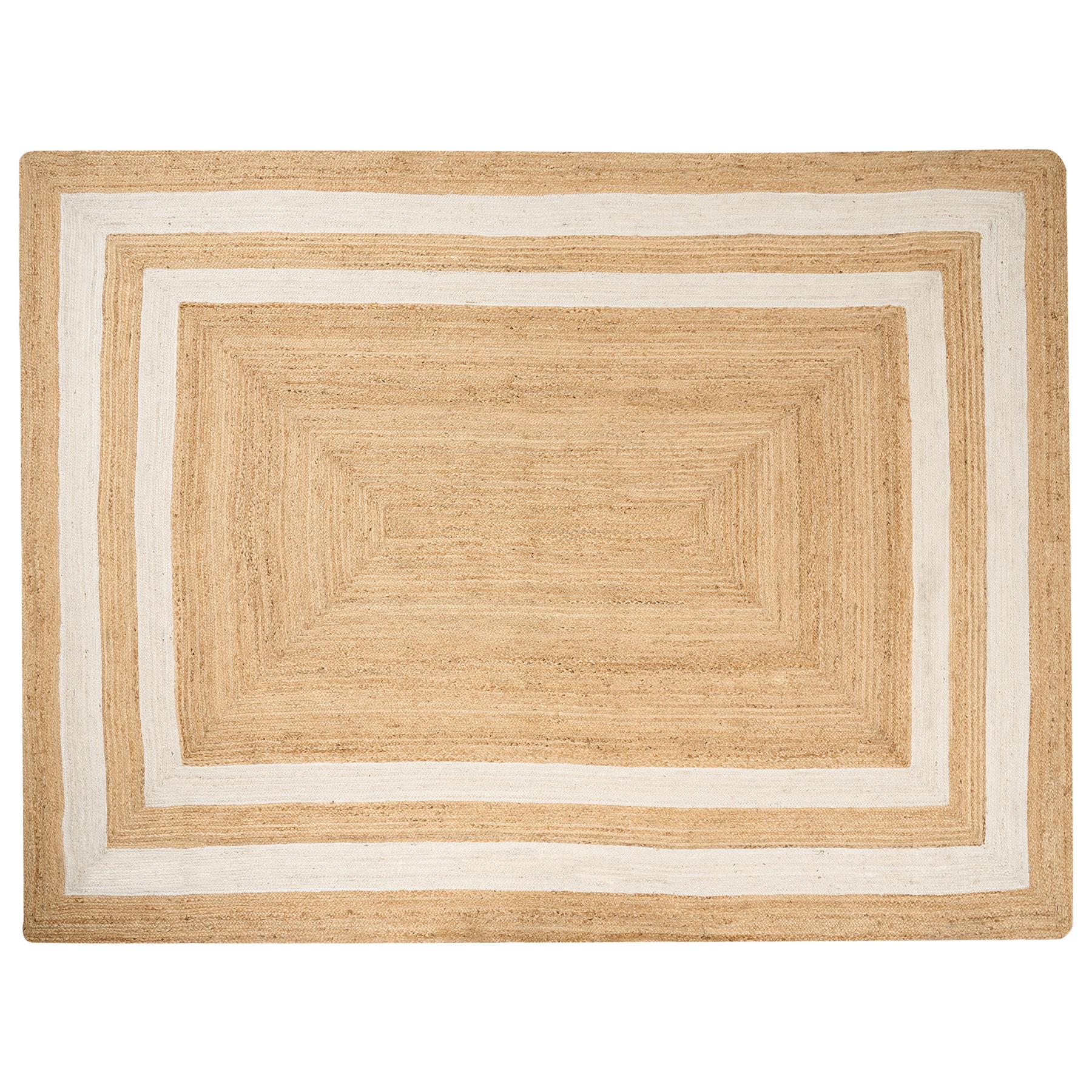 Beliani - GEMEREK- Vloerkleed - Beige - 300 x 400 cm - Jute