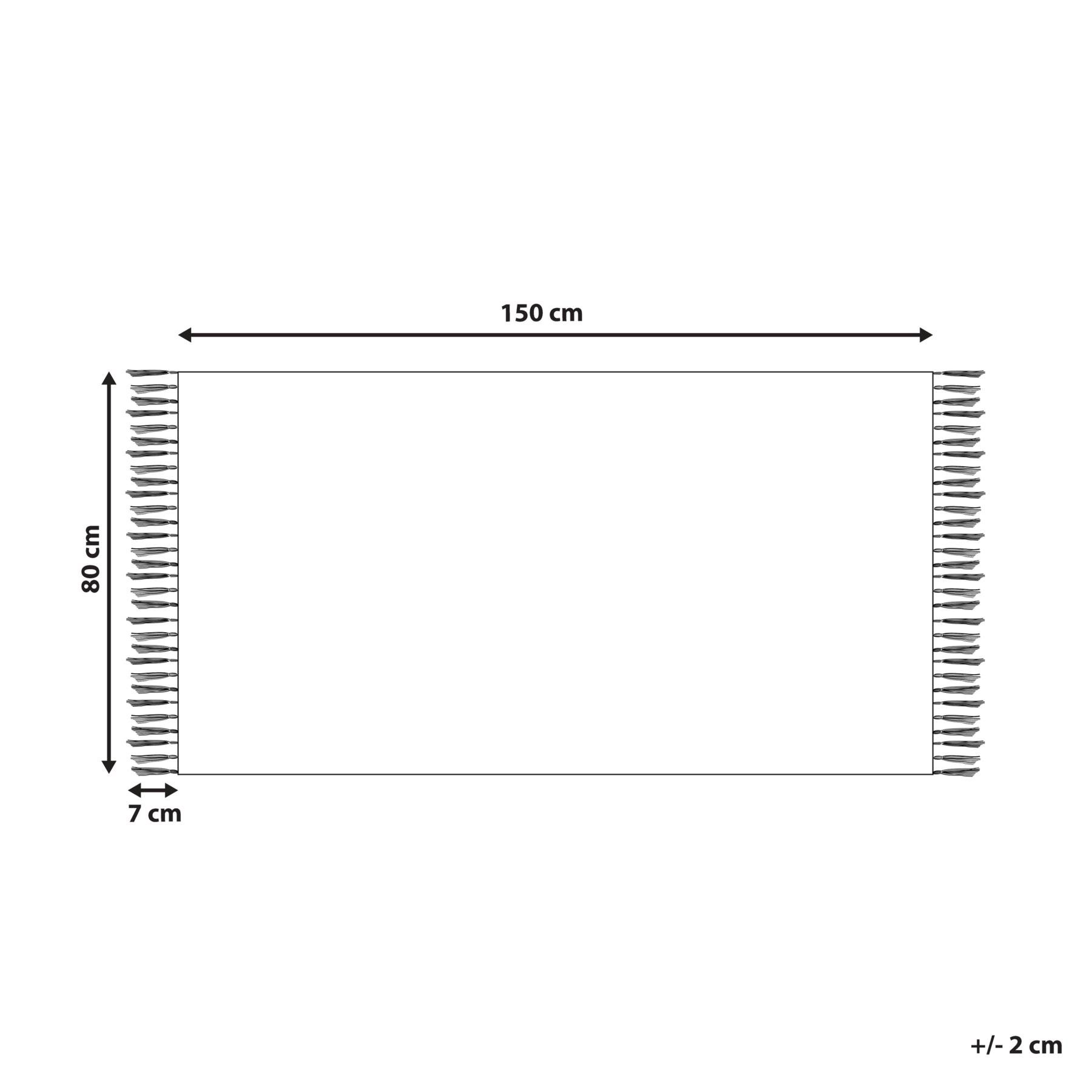 Beliani - TARONIK - Vloerkleed - Meerkleurig - 80 x 150 cm - Katoen